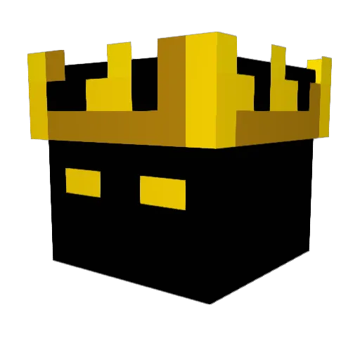 Wigglegod Minecraft avatar head, 3D render