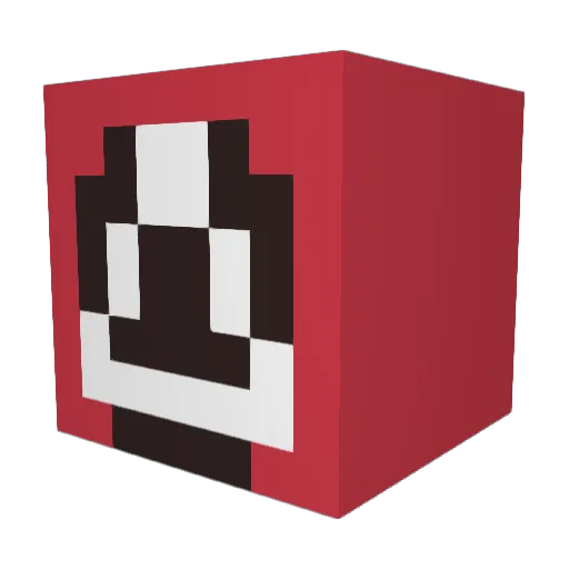 WiggoVillager Minecraft avatar head, 3D render