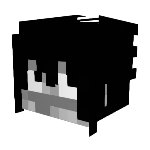 Wigitalus2 Minecraft avatar head, 3D render