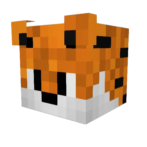 Wiglaf600 Minecraft avatar head, 3D render