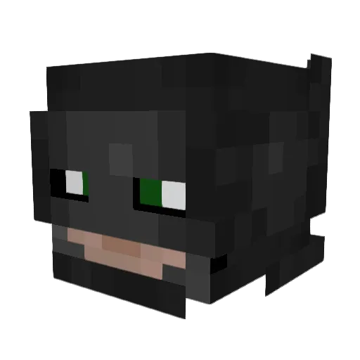 WihanM Minecraft avatar head, 3D render