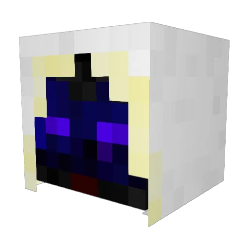 Wikczyr Minecraft avatar head, 3D render