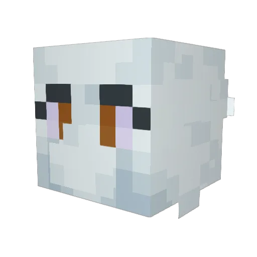 WikiKPL Minecraft avatar head, 3D render