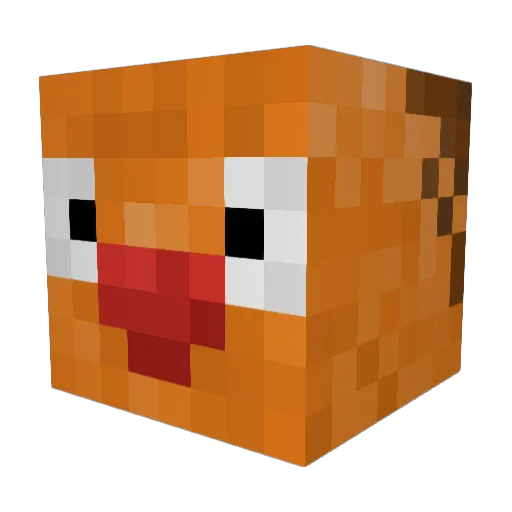 WikingMiazga_NBA Minecraft avatar head, 3D render