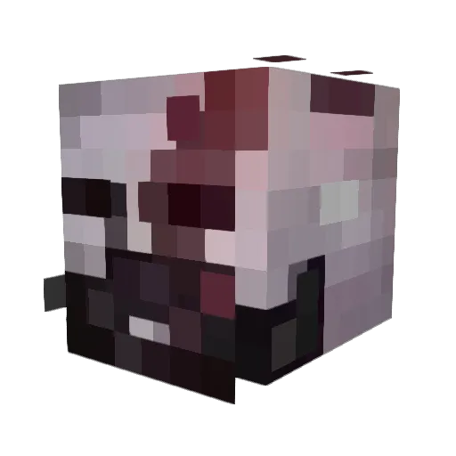 Wikowsky Minecraft avatar head, 3D render