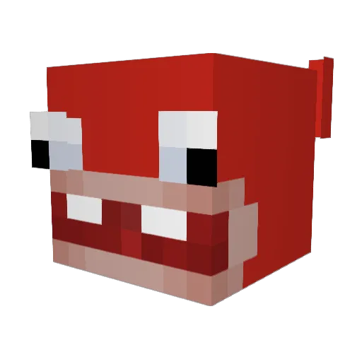 Wikters_ Minecraft avatar head, 3D render