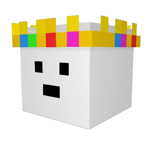 Wikthor_ Minecraft avatar head, 3D render
