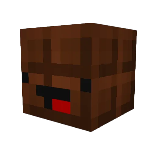Wiktoria97_ Minecraft avatar head, 3D render