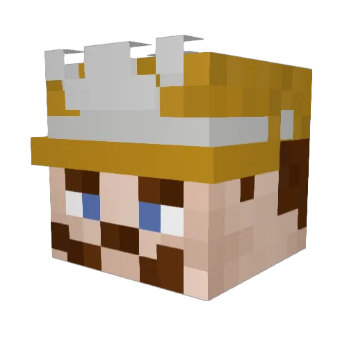 Wil_Bot Minecraft avatar head, 3D render