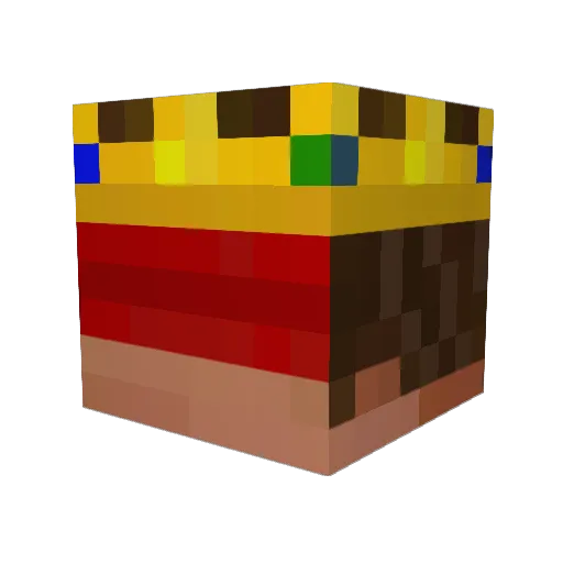 Wil_Roth Minecraft avatar head, 3D render