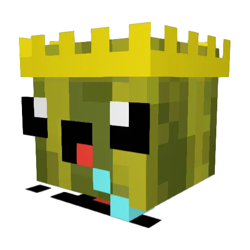 Wilcioch Minecraft avatar head, 3D render