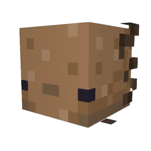 WildAxolotl Minecraft avatar head, 3D render