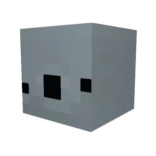 WildBazinga Minecraft avatar head, 3D render