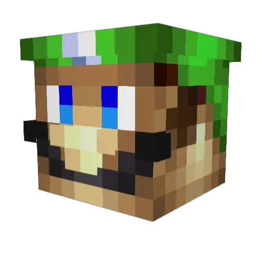 WildBillHiccup Minecraft avatar head, 3D render