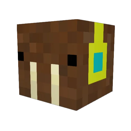 WildBucks52 Minecraft avatar head, 3D render