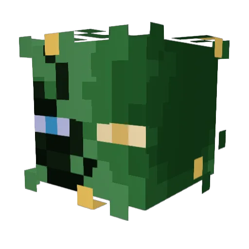 WildCard3231 Minecraft avatar head, 3D render
