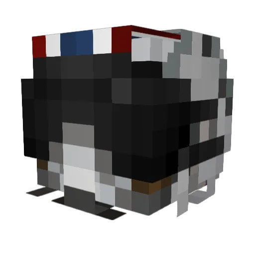 WildCard_2006 Minecraft avatar head, 3D render