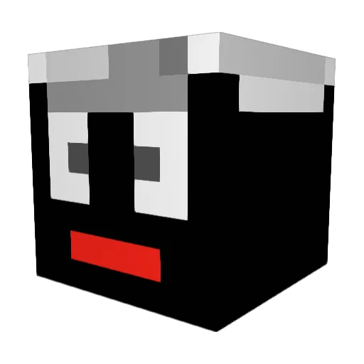 WildCyote20 Minecraft avatar head, 3D render