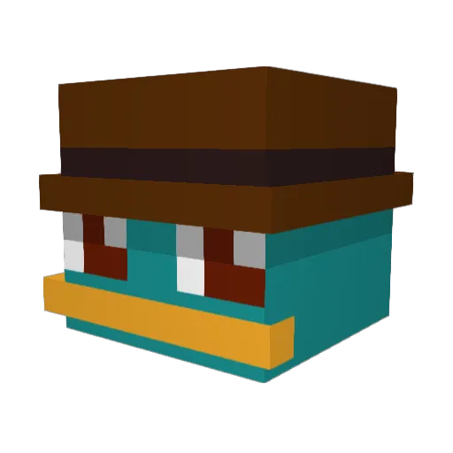 WildFire125 Minecraft avatar head, 3D render