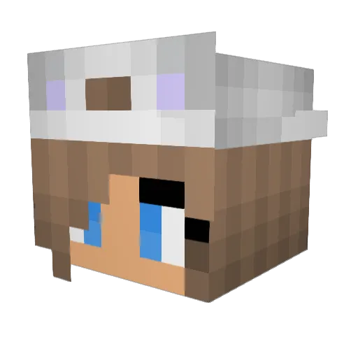 WildGirl_2709 Minecraft avatar head, 3D render