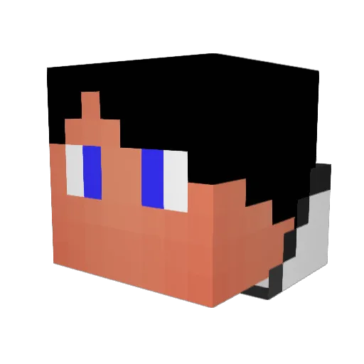WildKillz Minecraft avatar head, 3D render