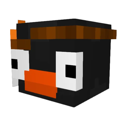 WildKittsune Minecraft avatar head, 3D render
