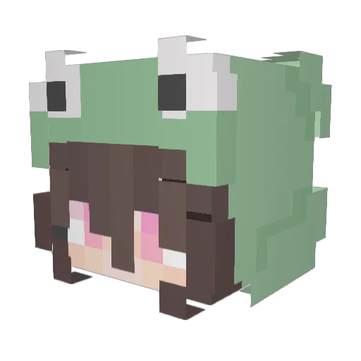 WildLemon922 Minecraft avatar head, 3D render