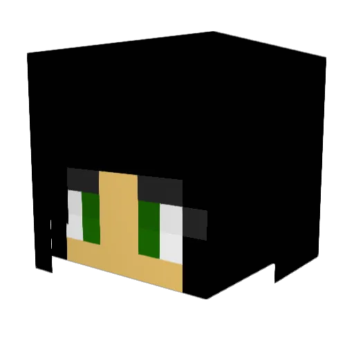 WildNyx Minecraft avatar head, 3D render