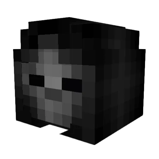 WildShark8963 Minecraft avatar head, 3D render