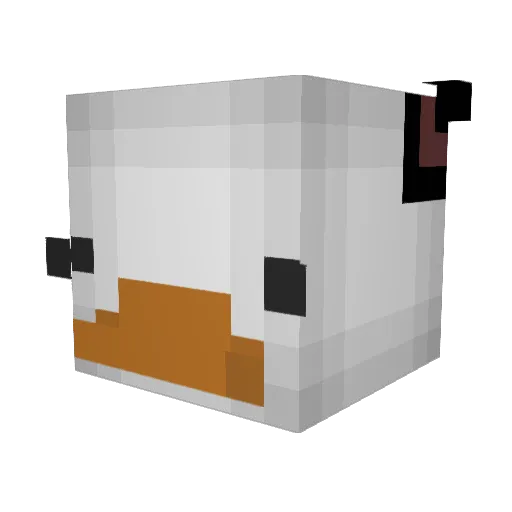 WildSparky Minecraft avatar head, 3D render