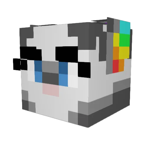 WildStorm0807 Minecraft avatar head, 3D render