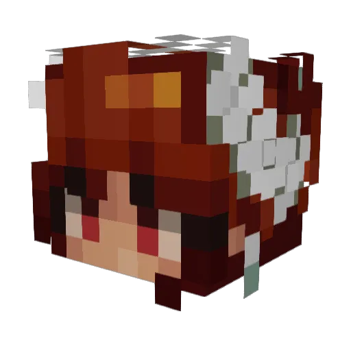 WildStormy777 Minecraft avatar head, 3D render