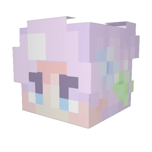 WildSven Minecraft avatar head, 3D render