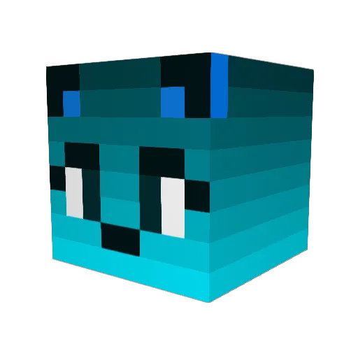 WildWolf101 Minecraft avatar head, 3D render