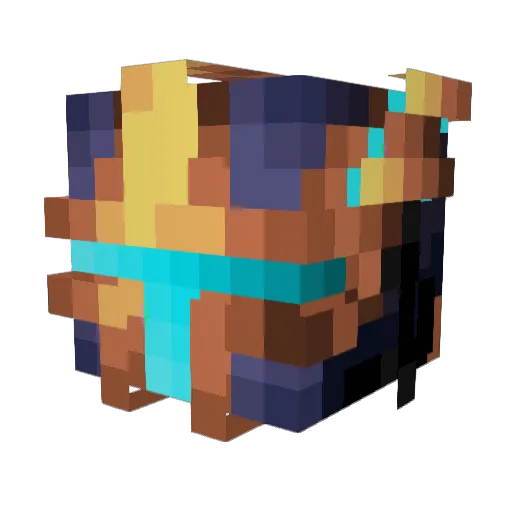 WildWolf644 Minecraft avatar head, 3D render