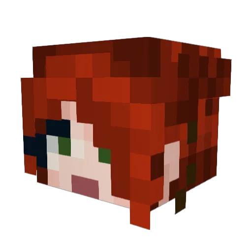 WildWyvern Minecraft avatar head, 3D render