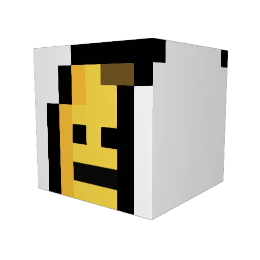 Wild_Banana Minecraft avatar head, 3D render