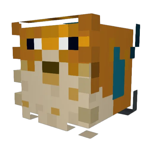Wild_Cat_ Minecraft avatar head, 3D render