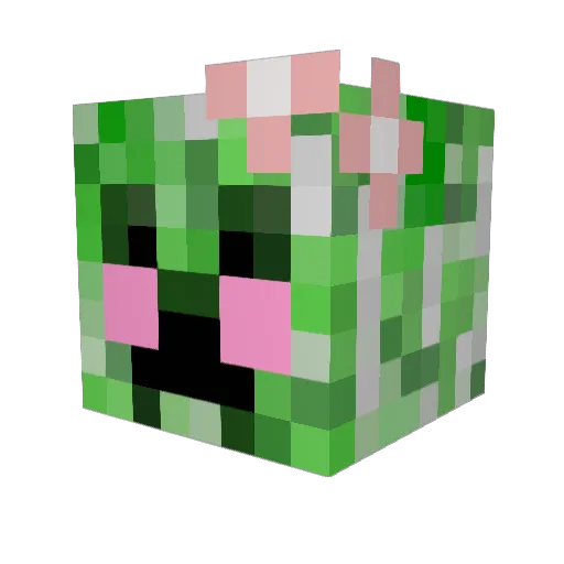 Wild_M0nkey Minecraft avatar head, 3D render