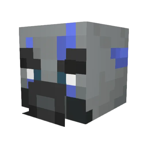 Wild_Weekly Minecraft avatar head, 3D render