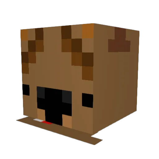 Wild_Wombat Minecraft avatar head, 3D render