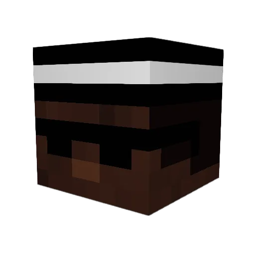 Wildan2kek Minecraft avatar head, 3D render