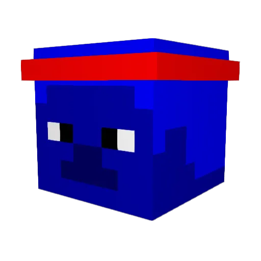 WildcatChamps Minecraft avatar head, 3D render