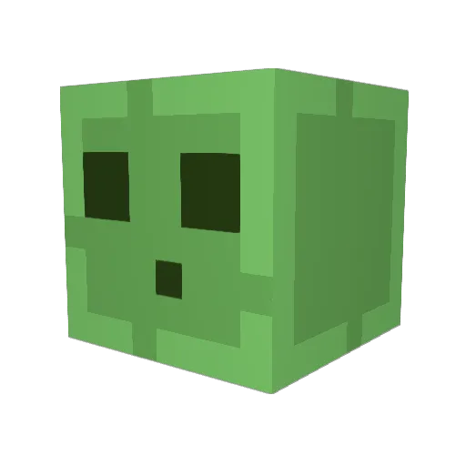 Wildebeest01 Minecraft avatar head, 3D render