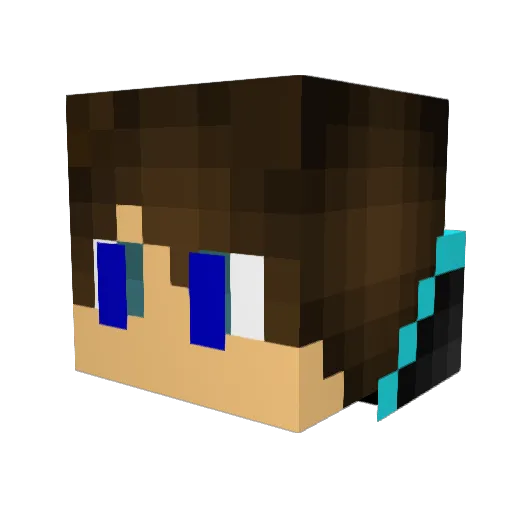 WilderBeast139 Minecraft avatar head, 3D render