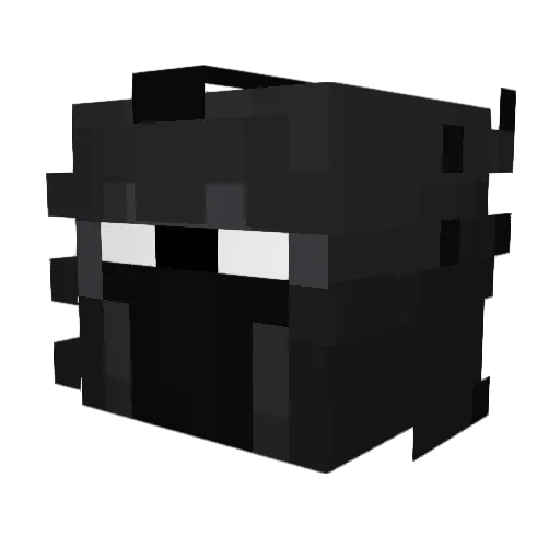 Wilderis Minecraft avatar head, 3D render