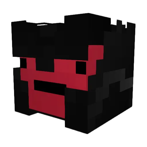 Wildezz Minecraft avatar head, 3D render