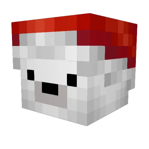 Wildih Minecraft avatar head, 3D render
