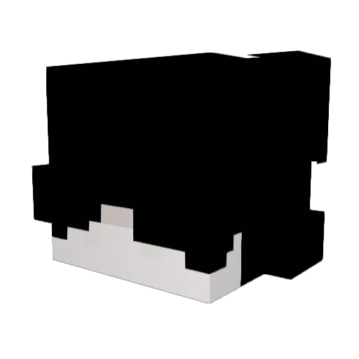 Wildoutway Minecraft avatar head, 3D render