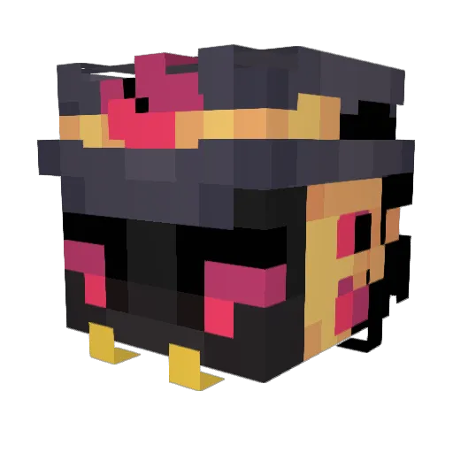 Wildslender21 Minecraft avatar head, 3D render